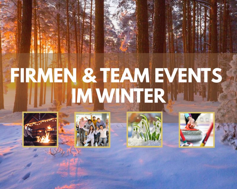 Firmen-Events und Team-Events im Winter, Ratgeberbeitrag EventMasterBook (Bildmotiv: EventMasterBook.de Redaktion, Foto: Canva Stock)